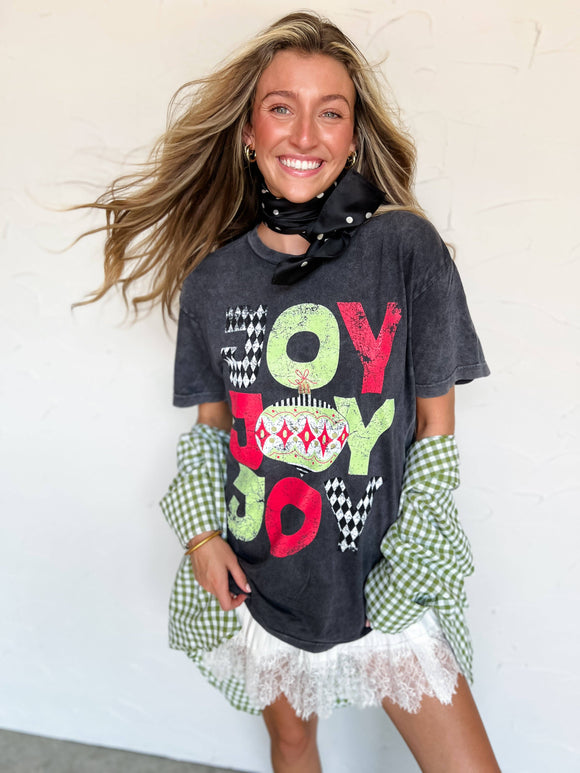 Joy Stacked Tee