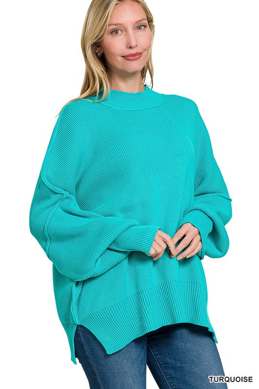 Betsy Sweater Turquoise