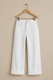 Vervet Cuffed White Denim